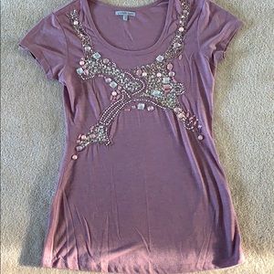 Beaded sequin top
